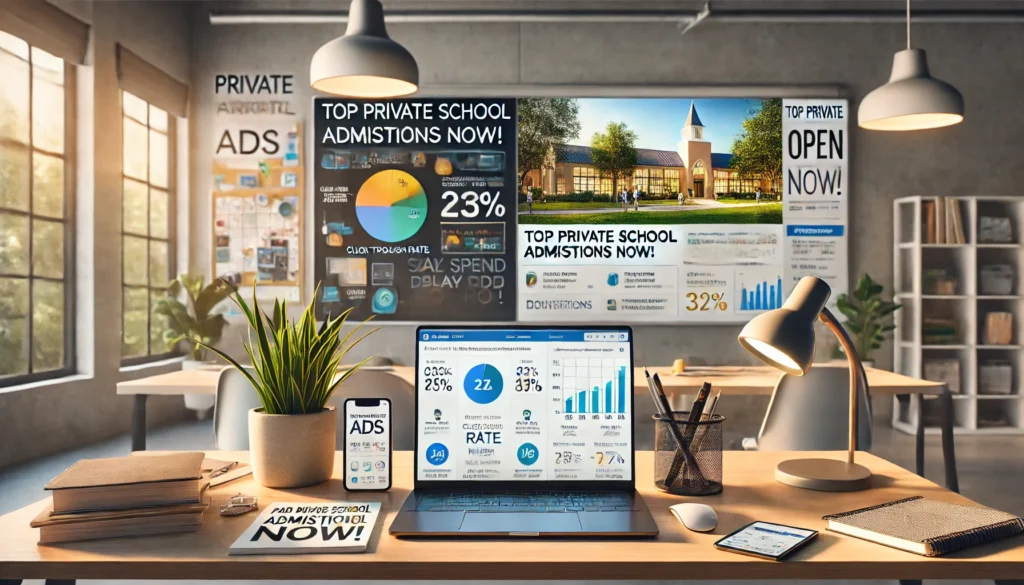 Paid advertising  for Private schools
