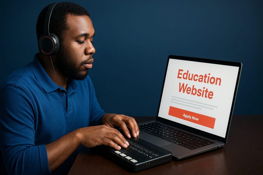 higher education website design 